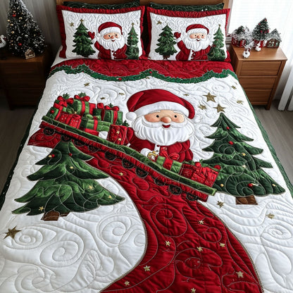 Festive Express 3-Piece Quilted Bedding Set NCU0PT9756