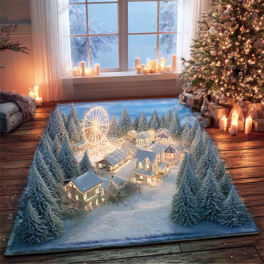 Festive Fairground Area Rug NCU0VL2971