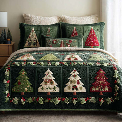 Festive Forest 3-Piece Quilted Bedding Set NCU0NT9904