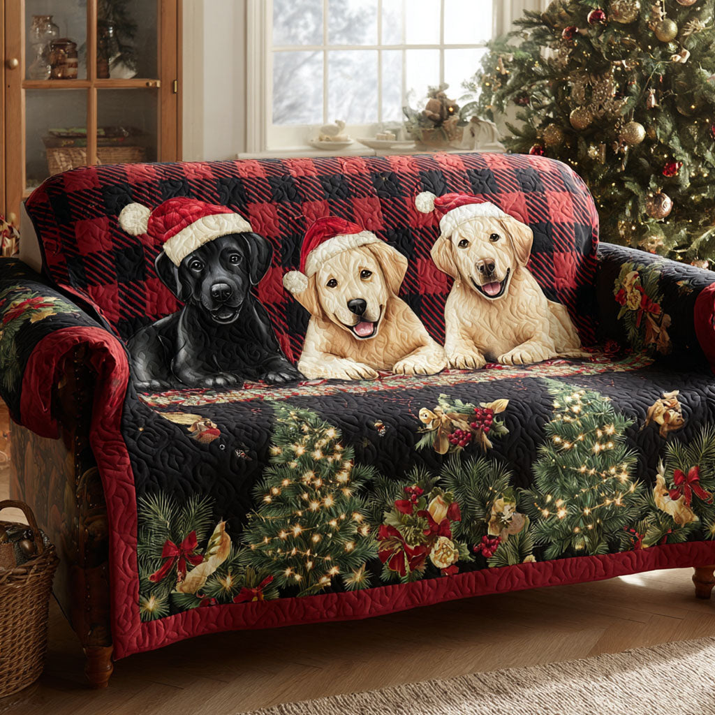 Festive Friends Quilted Sofa Cover NCU0TV846