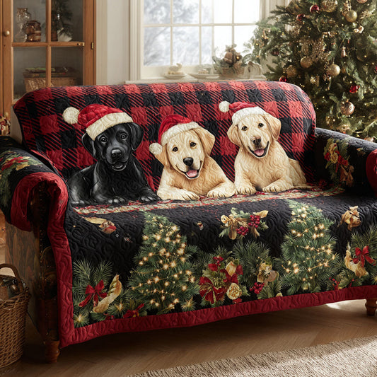 Festive Friends Quilted Sofa Cover NCU0TV846