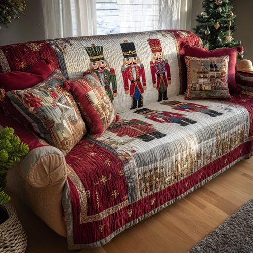Festive Gathering Quilted Sofa Cover NCU0DV8363