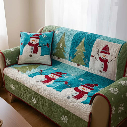 Festive Gathering Quilted Sofa Cover NCU0NT11043