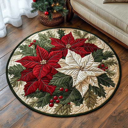 Festive Glow Quilted Round Mat NCU0DK10718
