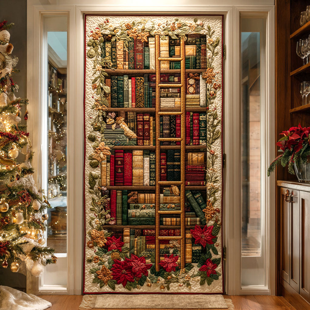 Festive Library Quilted Door Cover NCU0TV1091