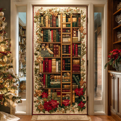 Festive Library Quilted Door Cover NCU0TV1091
