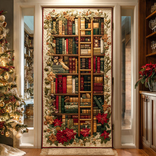 Festive Library Quilted Door Cover NCU0TV1091