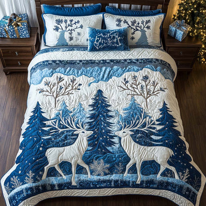 Festive Lights 3-Piece Quilted Bedding Set NCU0NT11021