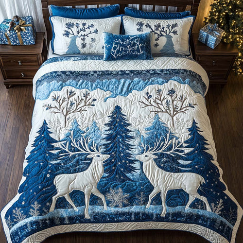 Festive Lights 3-Piece Quilted Bedding Set NCU0NT11021
