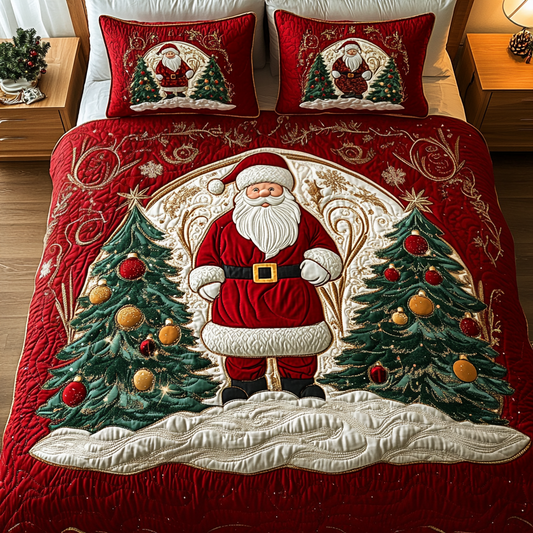 Festive Magic 3-Piece Quilted Bedding Set NCU0VH483
