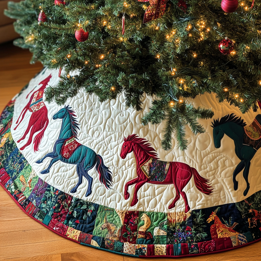 Festive Mane Quilted Tree Skirt NCU0VH229