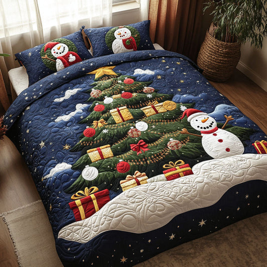 Festive Night 3-Piece Quilted Bedding Set NCU0PT2742
