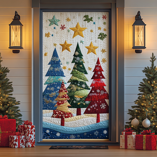 Festive Night Quilted Door Cover NCU0DK10946