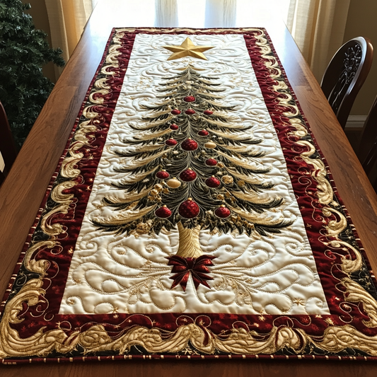 Festive Night Quilted Table Runner NCU0DK10032