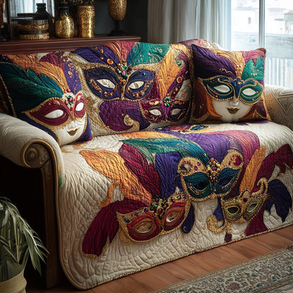 Festive Nights Quilted Sofa Cover NCU0DV9167