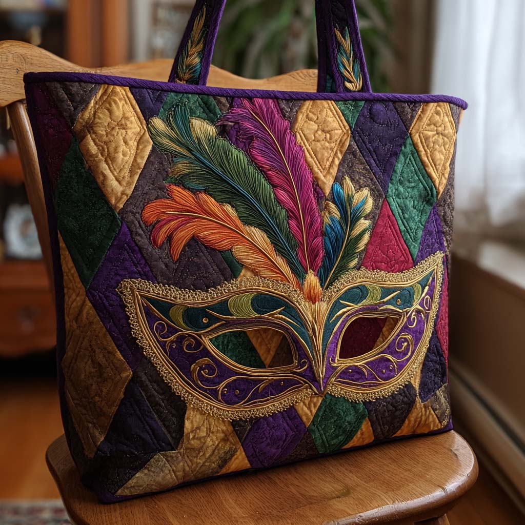 Festive Nights Quilted Tote Bag NCU0NT11581
