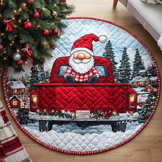 Festive Noel Quilted Round Mat NCU0PD840