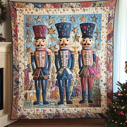 Festive Nutcracker Quilted Blanket NCU0TL1586