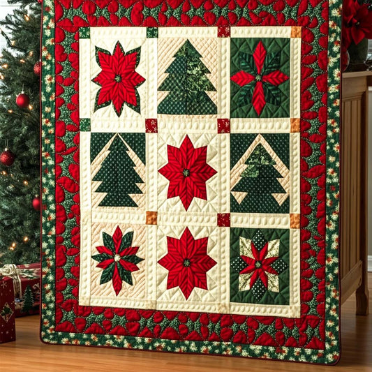 Festive Pines Quilted Blanket NCU0XD128