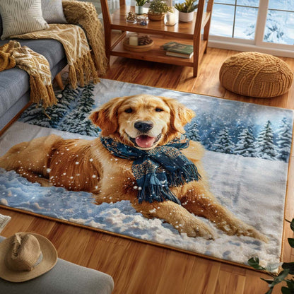 Festive Pup Area Rug NCU0NT10098