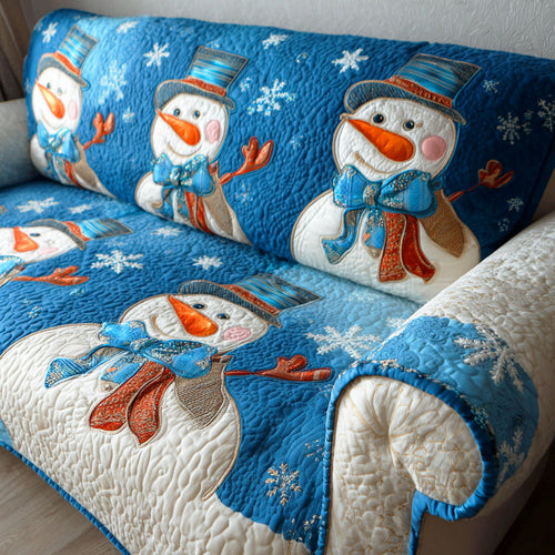 Festive Ribbon Dream Quilted Sofa Cover NCU0TD1051