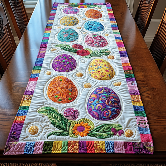 Festive Shells Quilted Table Runner NCU0DK5666