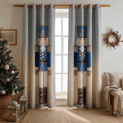 Festive Soldier Quilted Curtains NCU0DV8562