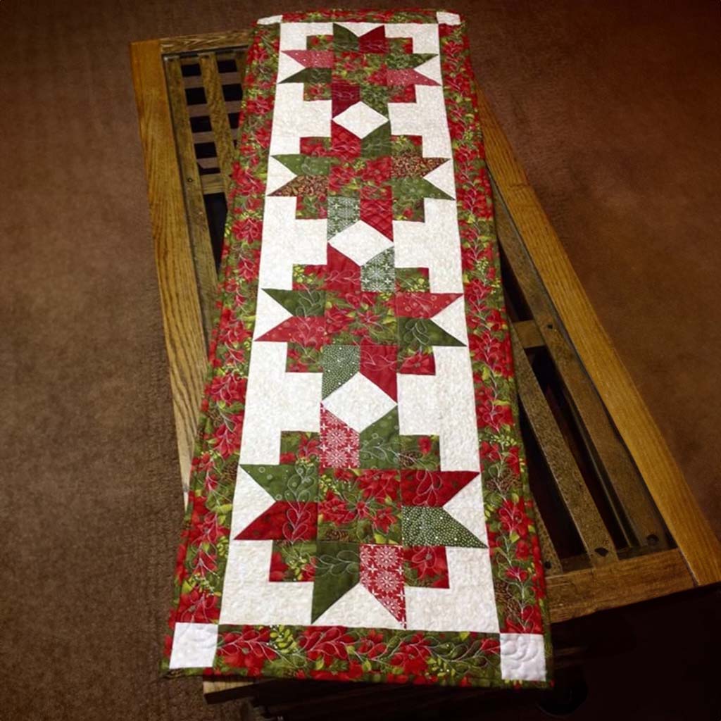 Festive Spirit Quilted Table Runner NCU0NT1919