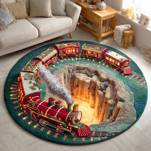 Festive Steamline Quilted Round Mat NCU0TD1068