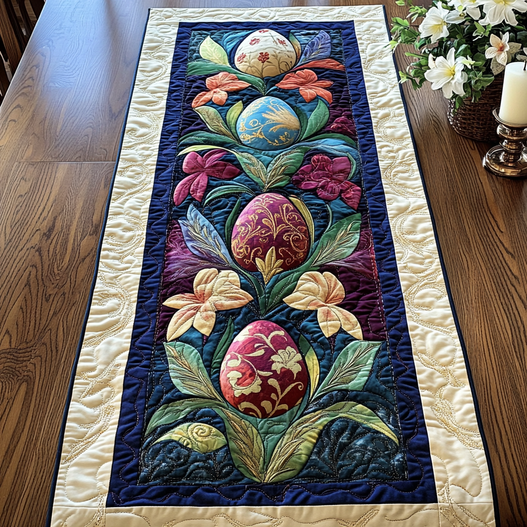 Festive Table Quilted Table Runner NCU0VH3596