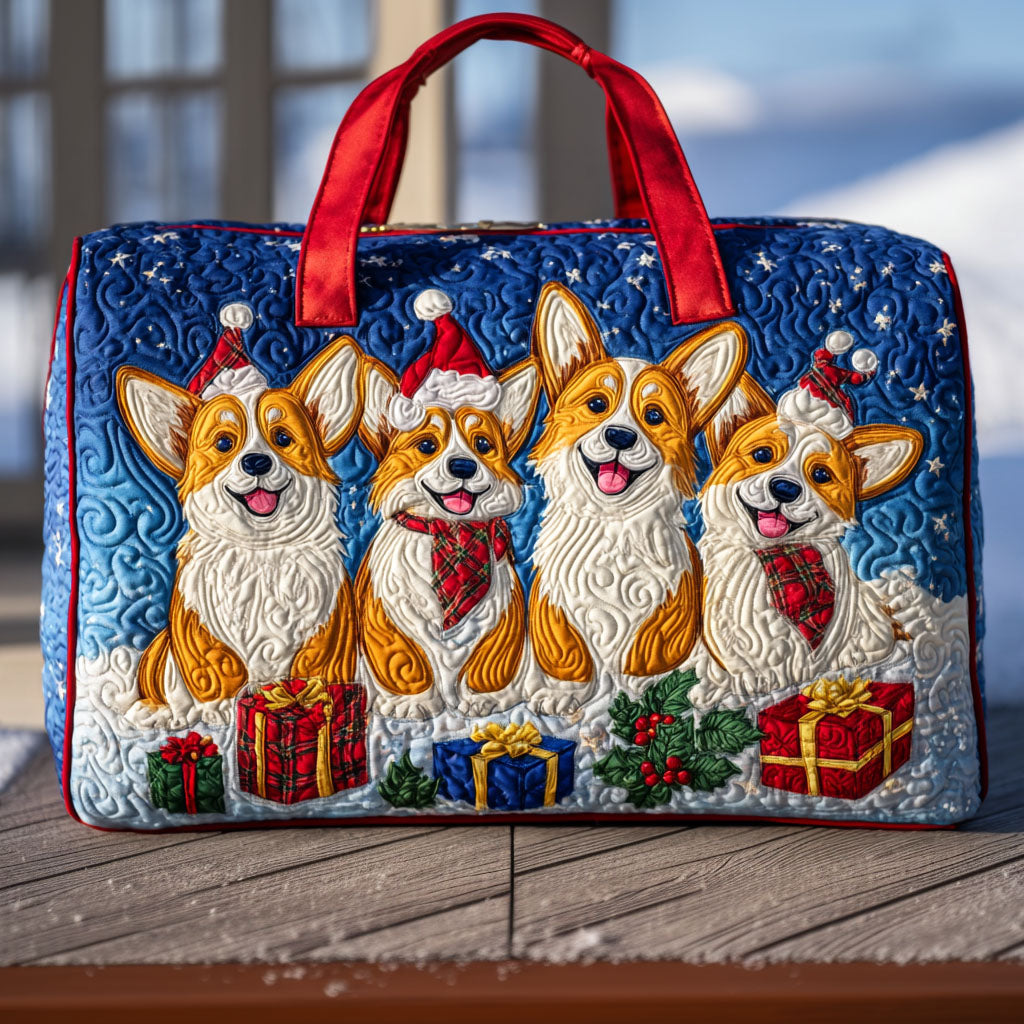 Festive Tail Wags Quilted Duffle Bag NCU0PT9357