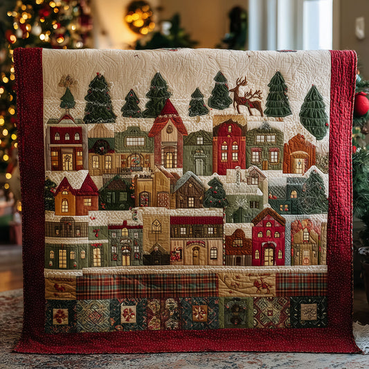 Festive Town Quilted Blanket NCU0TH3507