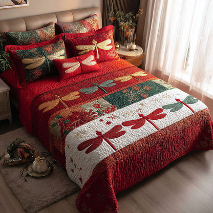 Festive Wing Glow 3-Piece Quilted Bedding Set NCU0PT10659