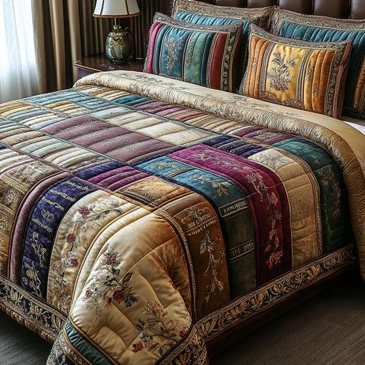 Fictional Comfort 3-Piece Quilted Bedding Set NCU0PT6073