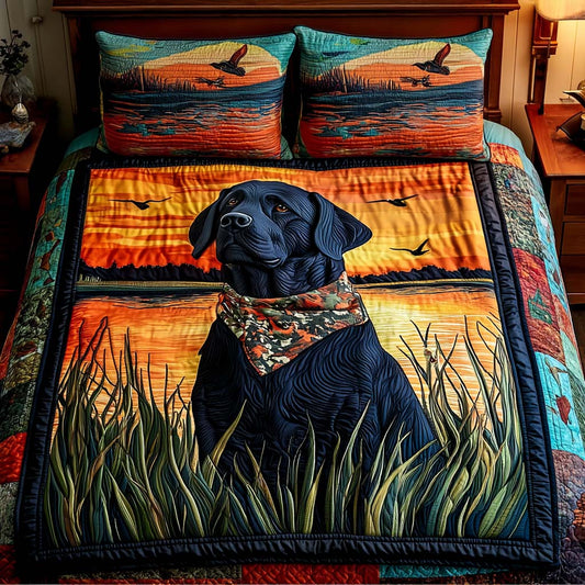 Field Hunter 3-Piece Quilted Bedding Set NCU0NT11502