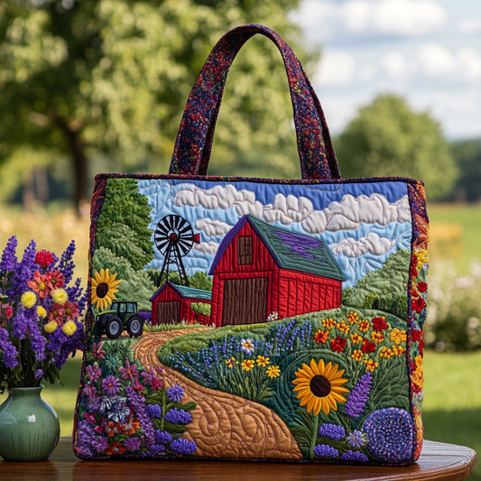 Field Journey Quilted Tote Bag NCU0VL2731