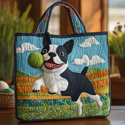 Field Jump Quilted Tote Bag NCU0XD1451