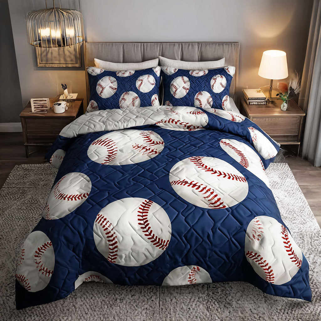 Field Legend 3-Piece Quilted Bedding Set NCU0DK12098