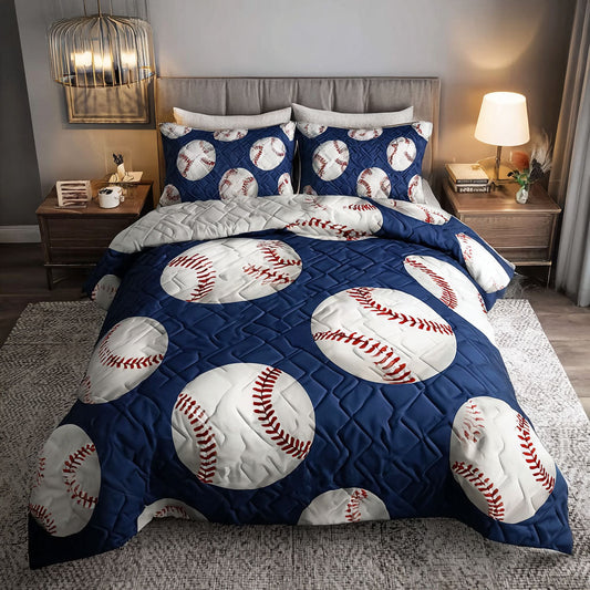 Field Legend 3-Piece Quilted Bedding Set NCU0DK12098