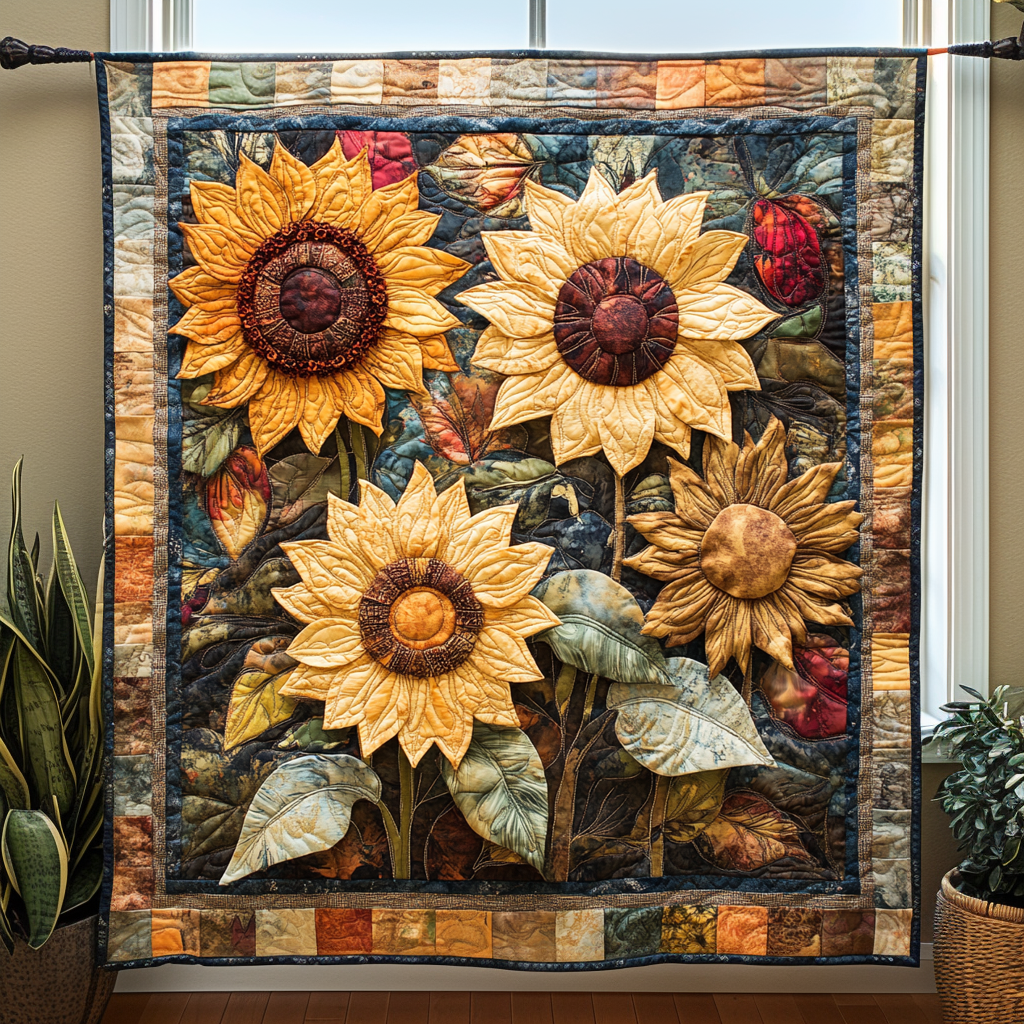 Field of Joy Quilted Blanket NCU0DV3422