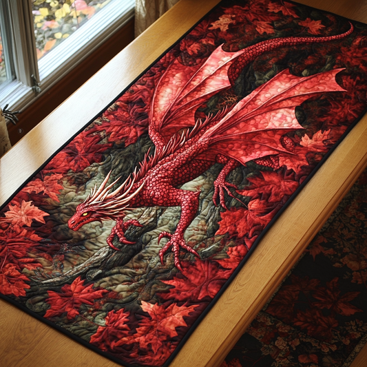 Fierce Dragon Quilted Table Runner NCU0DK8098