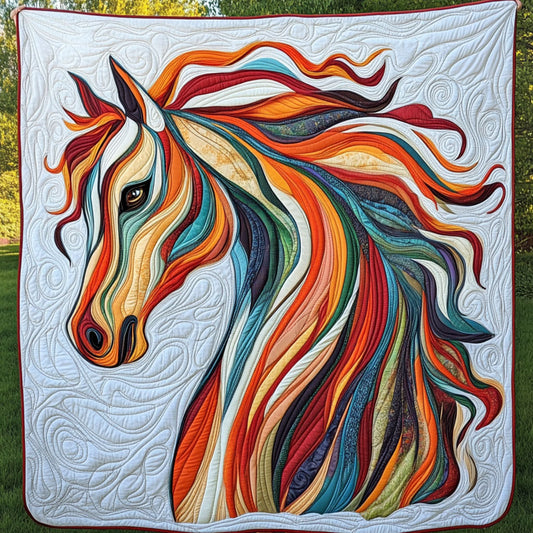 Fierce Gallop Quilted Blanket NCU0NT6575