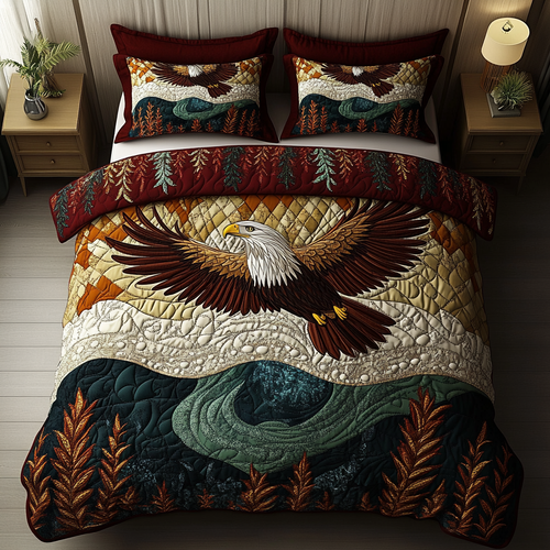 Fierce Vision 3-Piece Quilted Bedding Set NCU0DV3096