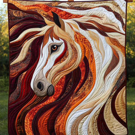 Fiery Gallop Quilted Blanket NCU0NT6576