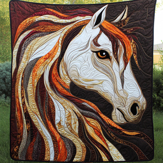 Fiery Mane Quilted Blanket NCU0NT6577