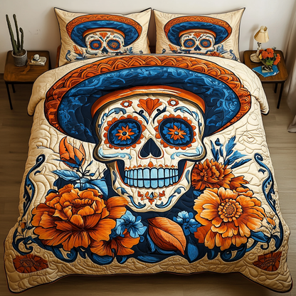 Fiesta Dreams 3-Piece Quilted Bedding Set NCU0VH5205