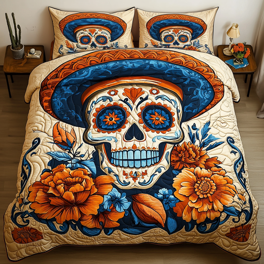 Fiesta Dreams 3-Piece Quilted Bedding Set NCU0VH5205