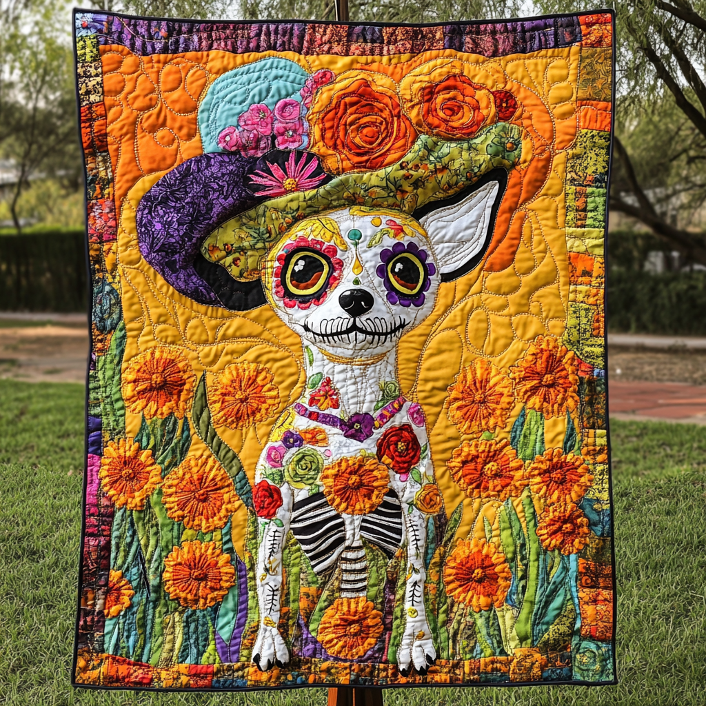 Fiesta Pup Quilted Blanket NCU0PT8530