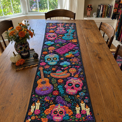 Fiesta of Color Quilted Table Runner NCU0PT12012