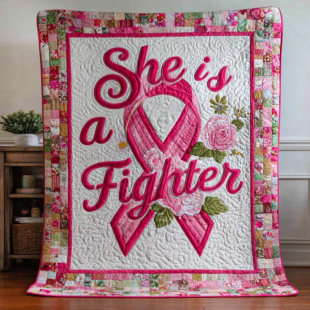 Fighter Spirit Quilted Blanket NCU0NT9561